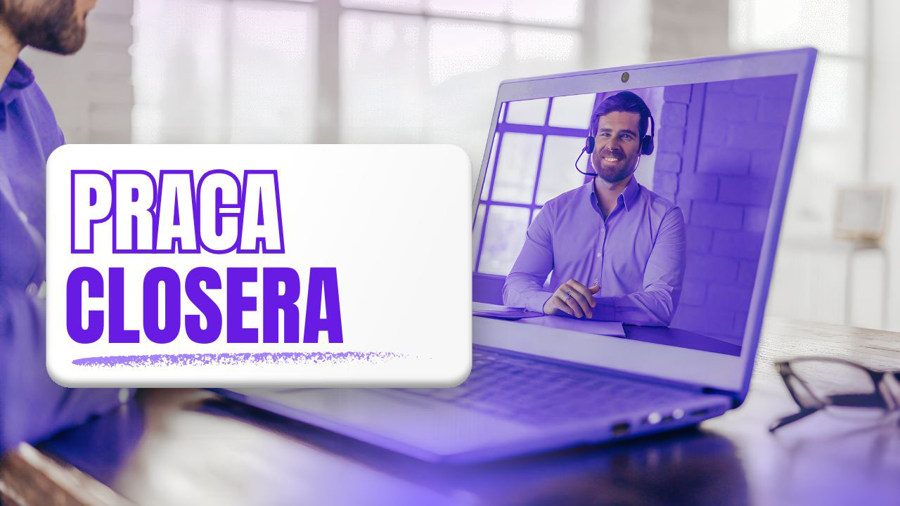 Closer rozmawiający z klientem podczas konsultacji sprzedażowej online