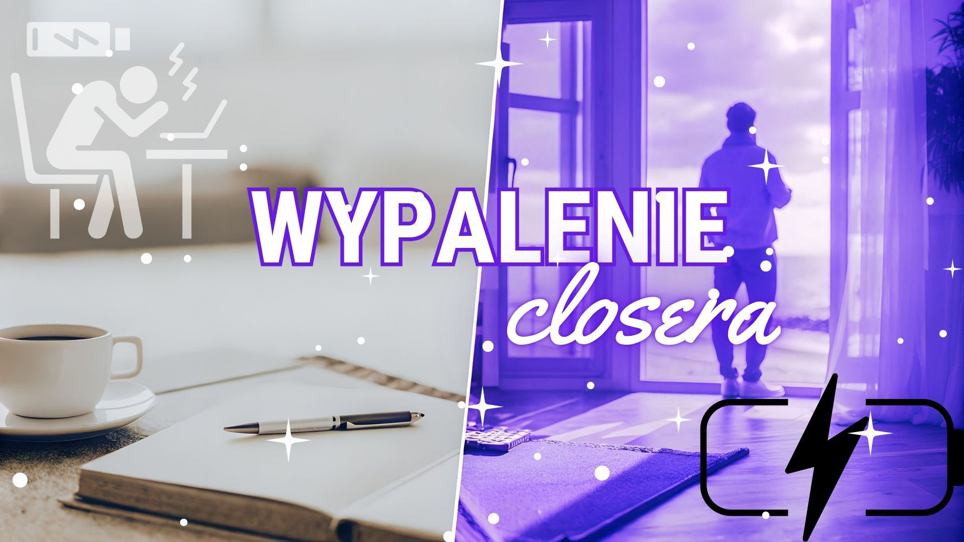 Minimalistyczna scena symbolizująca równowagę i spokój w pracy closera bez presji