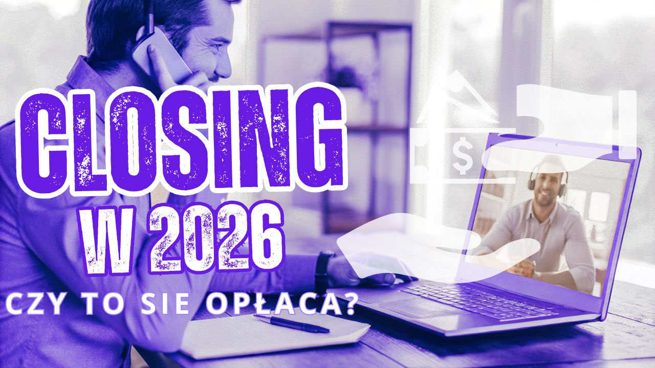 Closer prowadzący rozmowę sprzedażową przez laptop w pracy zdalnej