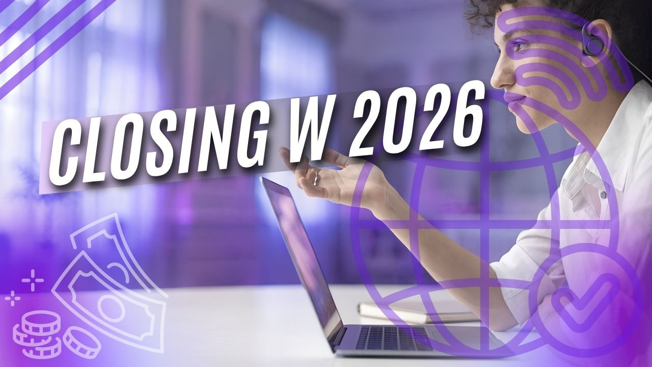 Przyszły closer uczący się prowadzenia rozmów sprzedażowych online w 2026 roku