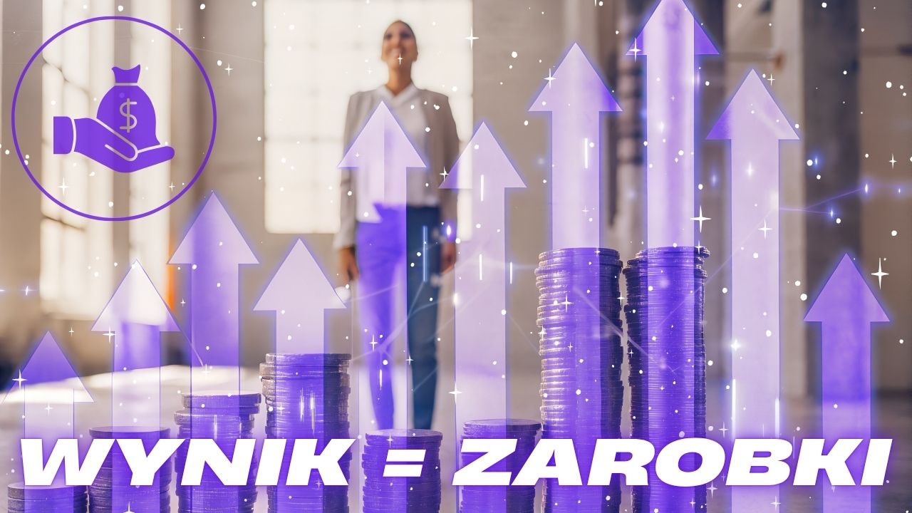 Osoba symbolizująca wzrost dochodów i kontrolę nad zarobkami w pracy closera