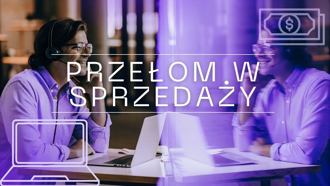 Osoba pokazująca zmianę wyników sprzedaży po poprawie rozmowy z klientem