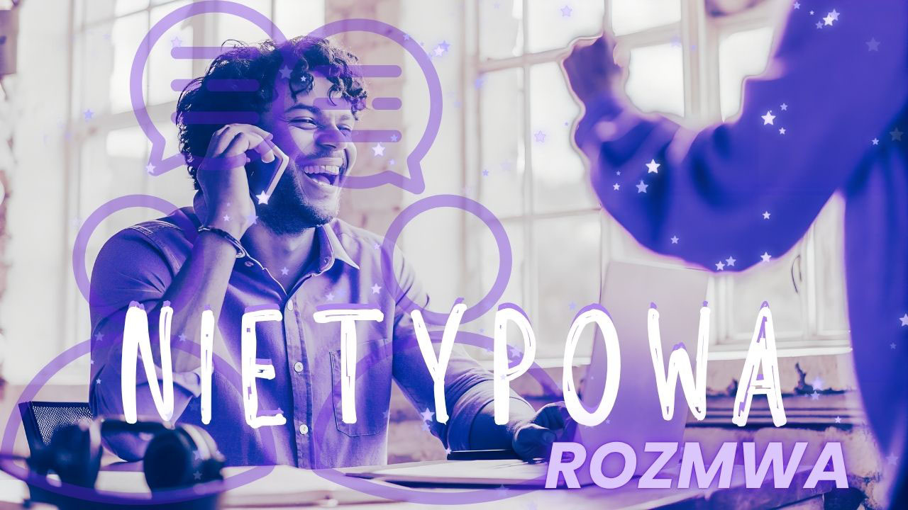 Realistyczna grafika przedstawiająca closera podczas nietypowej, ale spokojnej rozmowy sprzedażowej z klientem