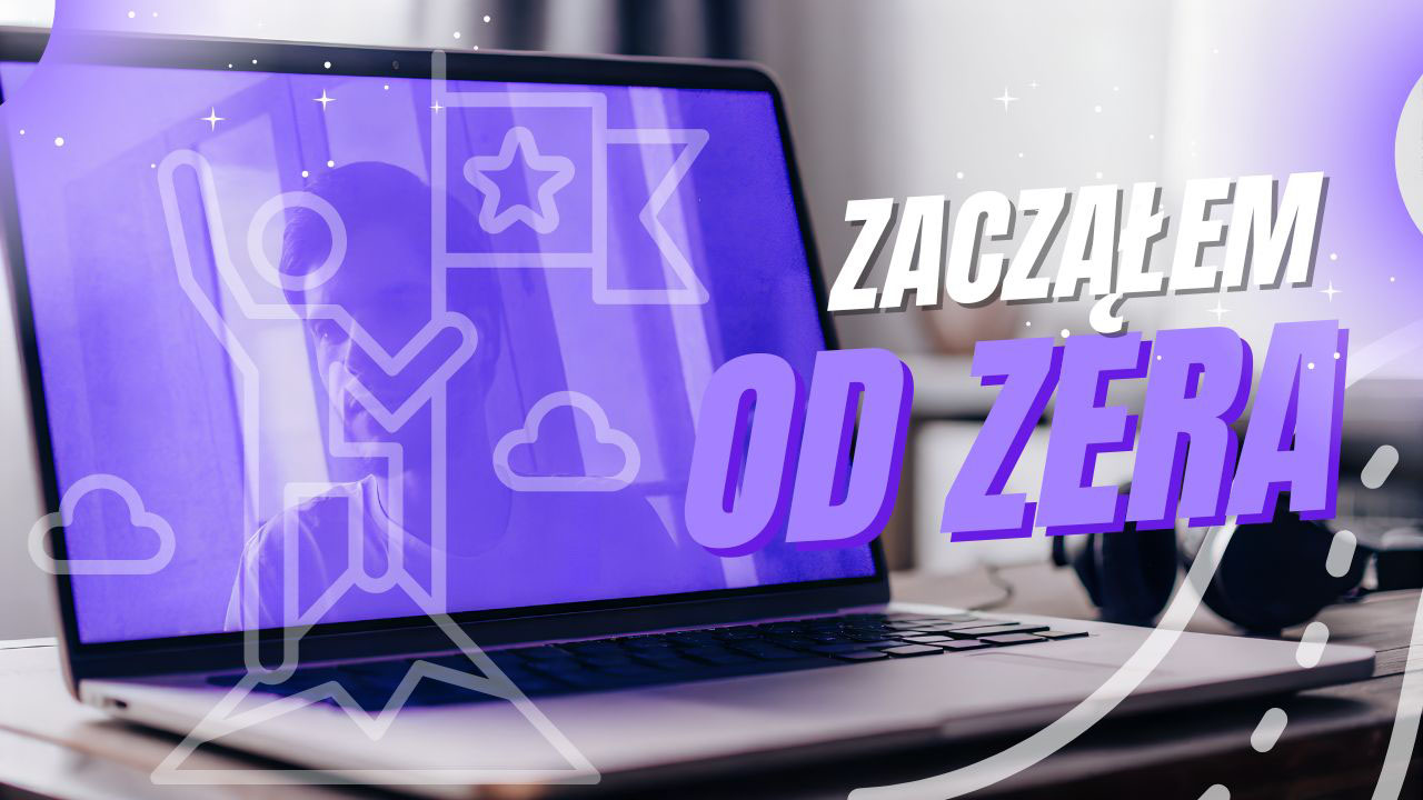 Osoba bez doświadczenia pracująca na laptopie i prowadząca rozmowę sprzedażową online