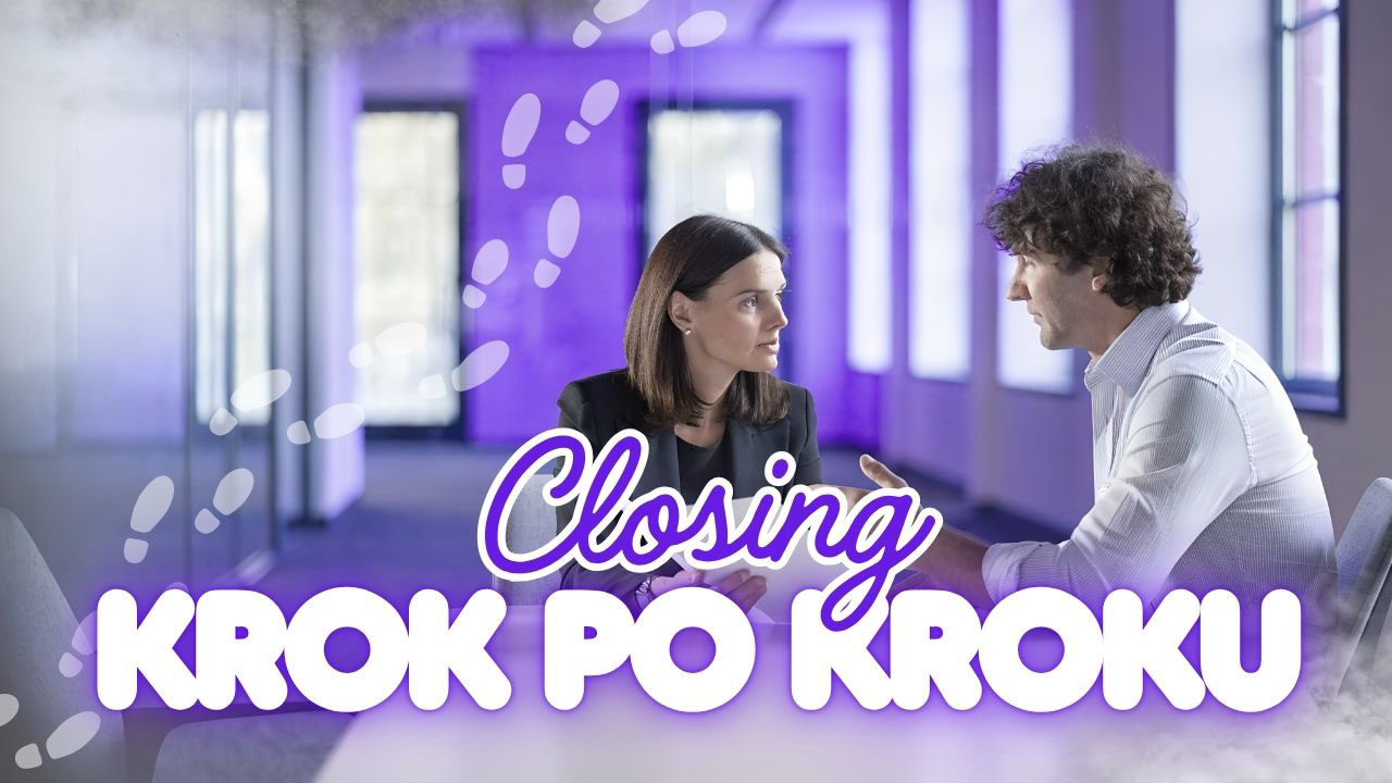 Closer prowadzący profesjonalną rozmowę w ramach procesu sprzedaży oferty premium