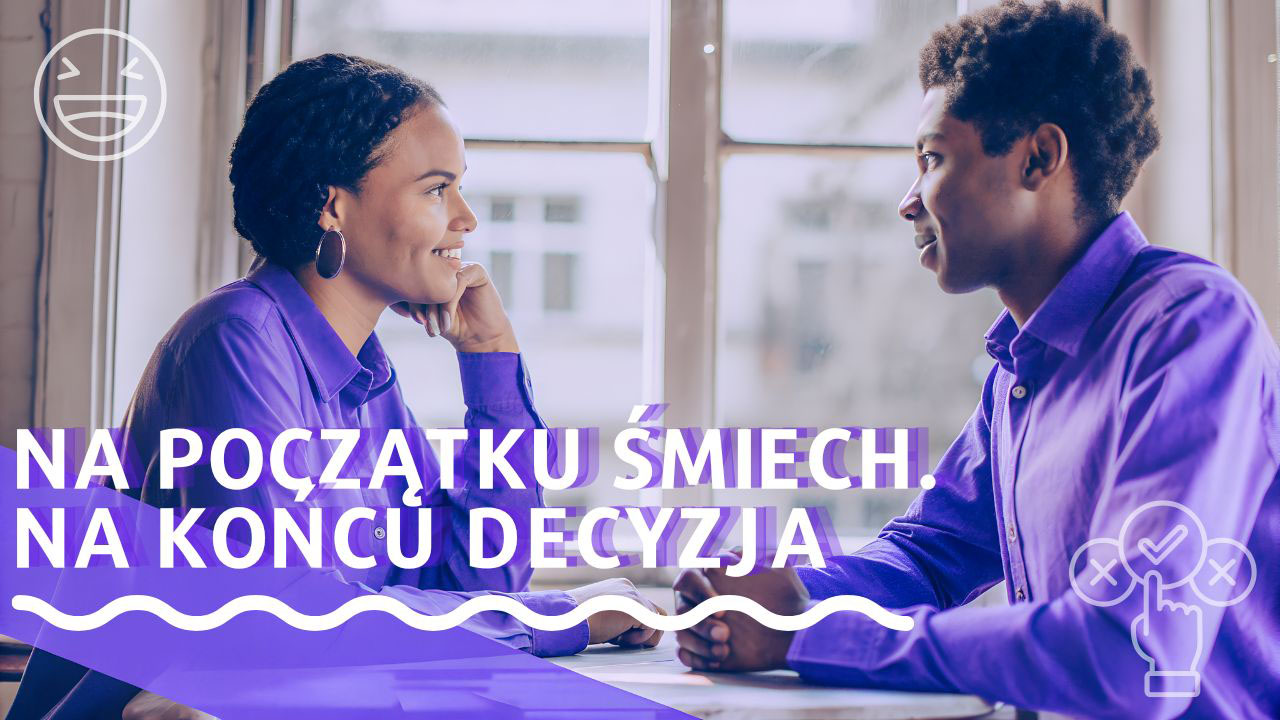 Spokojna rozmowa sprzedażowa po trudnym początku – klient reaguje ze zrozumieniem