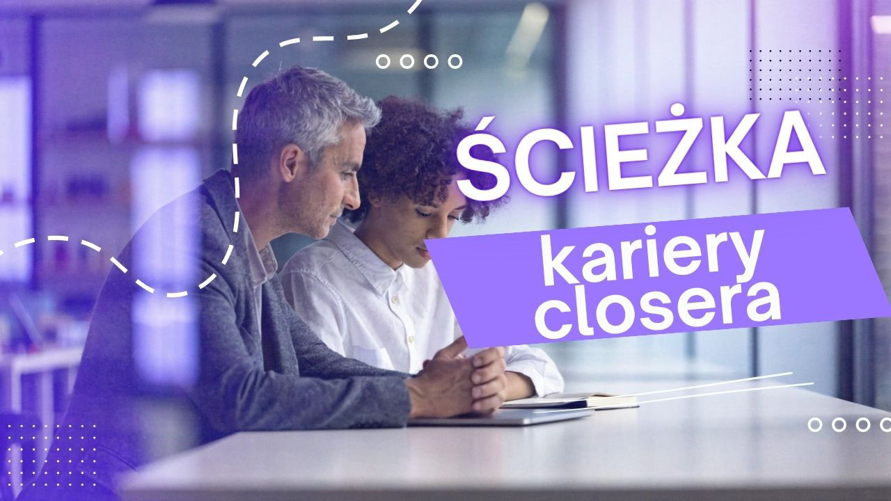 Początkujący closer przygotowuje się z mentorem do rozmowy z klientem