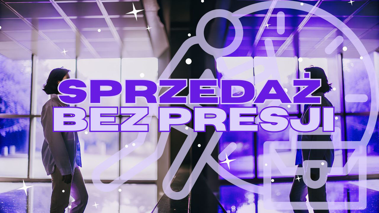 Osoba stojąca między chaosem a spokojem symbolizująca zmianę podejścia do sprzedaży i closingu