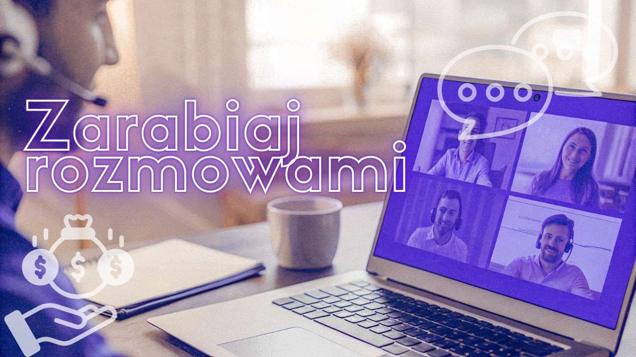 Closer pracujący zdalnie prowadzi rozmowę sprzedażową przez laptop w domowym biurze