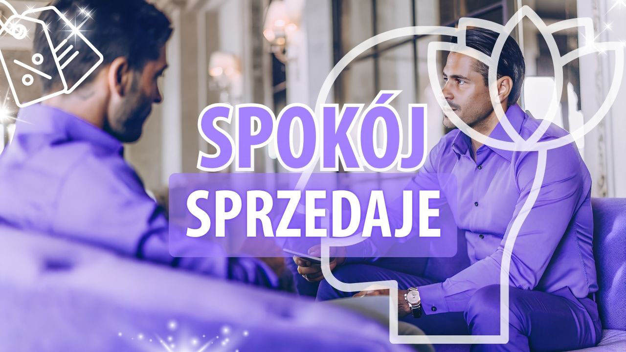 Closer prowadzący spokojną rozmowę sprzedażową bez presji w nowoczesnym biurze