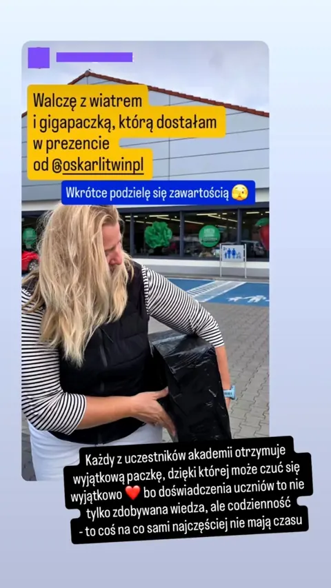 Paczka powitalna dla każdego uczestnika