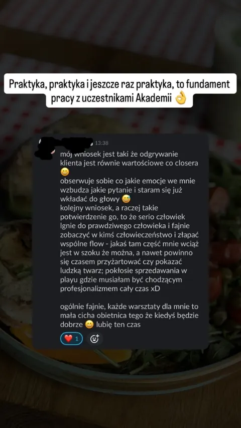 Praktyka, praktyka i jeszcze raz praktyka